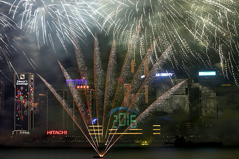© Reuters/Tyrone Siu Feuerwerk