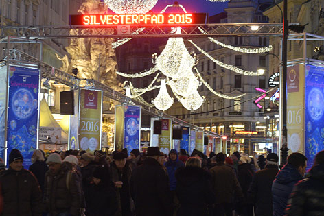 © APA/Hans Punz Silvesterpfad in der Wiener Innenstadt