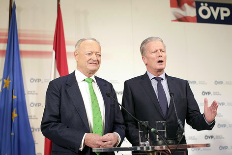 © APA/Georg Hochmuth Andreas Khol und Reinhold Mitterlehner