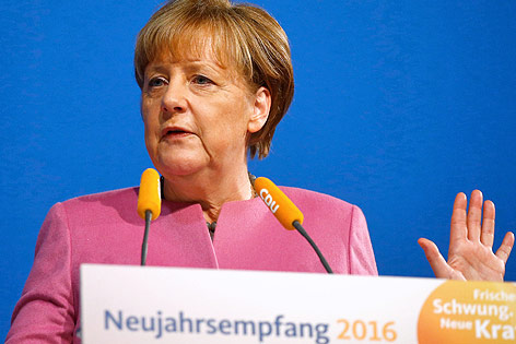 © Reuters/Kai Pfaffenbach Die deutsche Kanzlerin Angela Merkel
