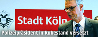 K&ouml;lner Polizeipr&auml;sident Wolfgang Albers