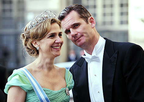 Spaniens Infantin Cristina mit ihrem Mann Inaki Urdangarin