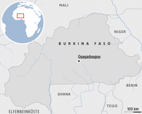 © APA/ORF.at Karte von Burkina Faso