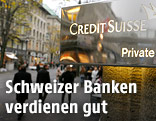 Schriftzug der "Credit Swisse"