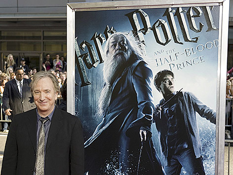 Film- und Theaterdarsteller Alan Rickman