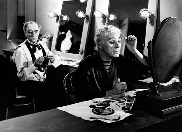Buster Keaton und Charlie Chaplin in dem Film "Limelight", 1952