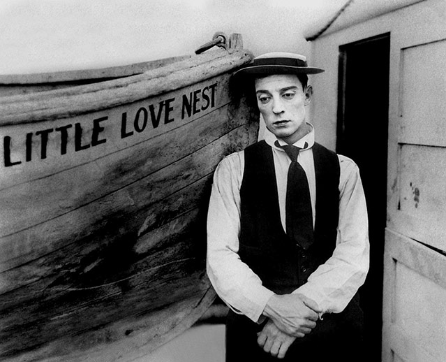 Buster Keaton in dem Film "Little Love Nest", 1923