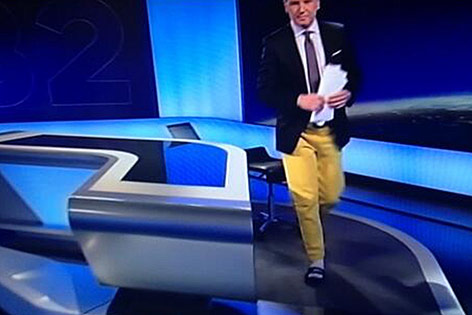 © ORF Armin Wolf trägt eine Jogginhose