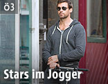 Hugh Jackman im Jogger