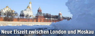 Der Kreml in Moskau im Winter