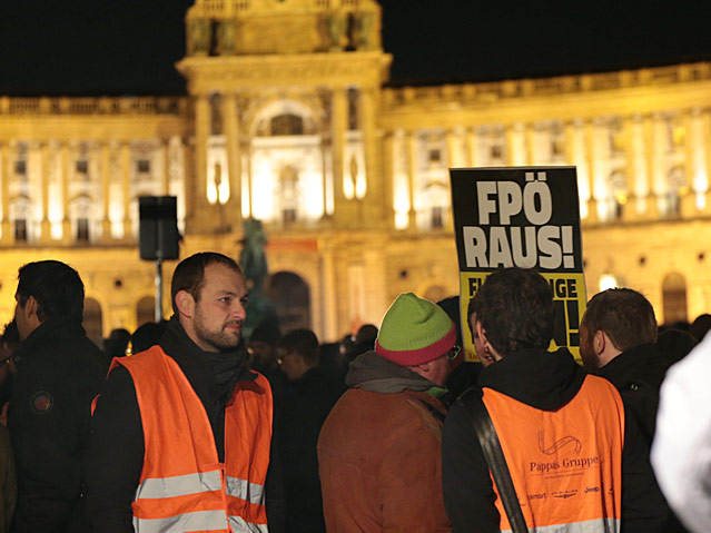 Demonstrationen gegen den rechten Akademikerball