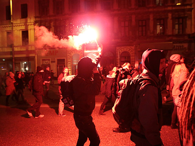 Demonstrationen gegen den rechten Akademikerball