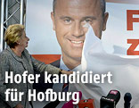 Norbert Hofer wird als FP&Ouml;-Pr&auml;sidentschaftskandidat vorgestellt