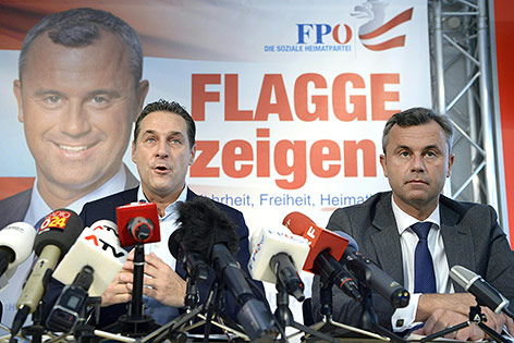 © APA/Hans Klaus Techt Heinz-Christian Strache und Norbert Hofer