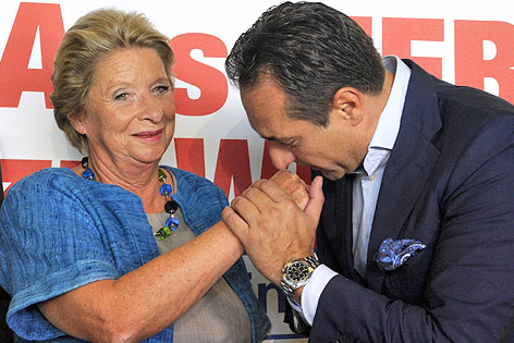 Ursula Stenzel mit Heinz Christian Strache