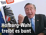 Baumeister Richard Lugner in einem YouTube-Video