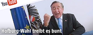 Baumeister Richard Lugner in einem YouTube-Video