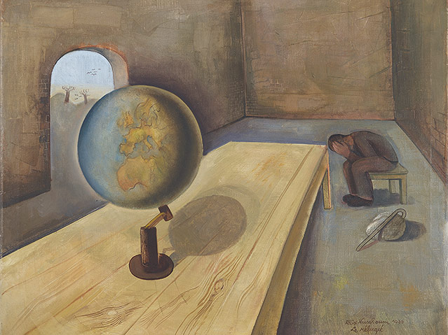 "Der Flüchtling" von Felix Nussbaum, 1939