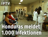 Wartende in einer Krankenstation