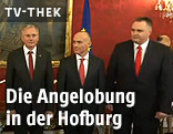 Hans Peter Doskozil (Verteidigungsminister/SP&Ouml;), Gerald Klug (Infrastrukturminister/SP&Ouml;) und Alois St&ouml;ger (Sozialminister/SP&Ouml;)