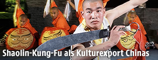 Shaolin-Schüler beim Kämpfen