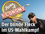 Werbetafel von "Home of Economy"