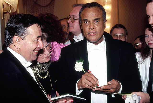 Harry Belafonte und Richard Lugner (1992)