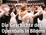 Tanzende Paare am Wiener Opernball (1999)