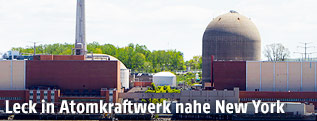 Das Kernkraftwerk "Indian Point" in den USA