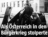 Posten des Bundesheer mit Gebirgshaubitze