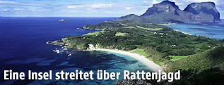 Luftbildaufnahme der australischen Insel Lord Howe Island