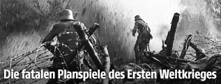 Soldat auf dem Schlachtfeld