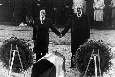 Helmut Kohl und Francois Mitterrand, 1984