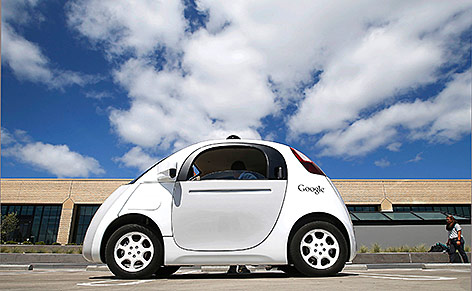 © AP/Tony Avelar Ein selbstfahrendes Auto von Google