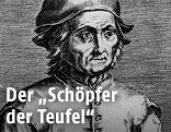 Porträt von dem niederländischen Maler Hieronymus Bosch