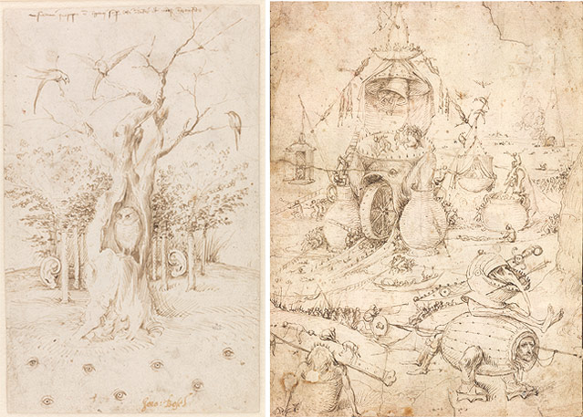 © Rik Klein Gotink and image processing Robert G. Erdmann for the Bosch Research and Conservation Project Zeichnungen von Hieronymus Bosch