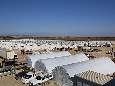 © AP/IHH Flüchtlingslager in der Türkei