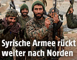 Syrische Assadtreue Soldaten
