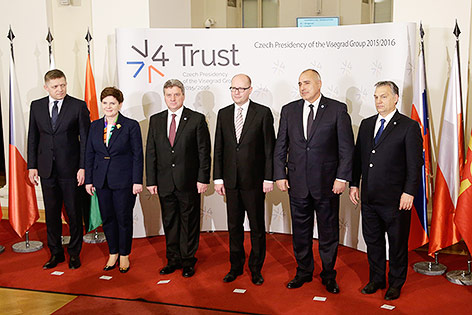 © APA/AP/Petr David Josek Visegrad-Treffen