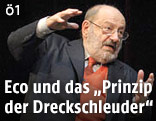 Schriftsteller Umberto Eco