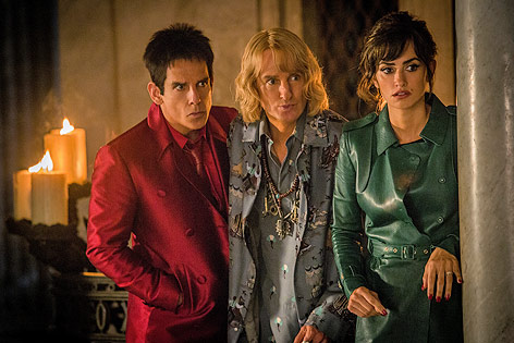 © 2015 Paramount Pictures Ben Stiller, Owen Wilson und Penelope Cruz in "Zoolander 2"