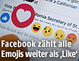 Emojis auf Facebook-Seite