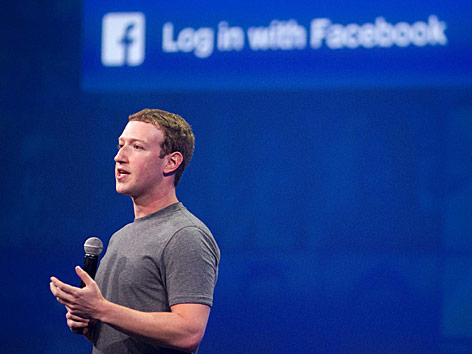 © APA/AFP/Josh Edelson Mark Zuckerberg, Facebook-Chef