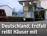 Zerstörte Häuser in Nordhausen (Thüringen)