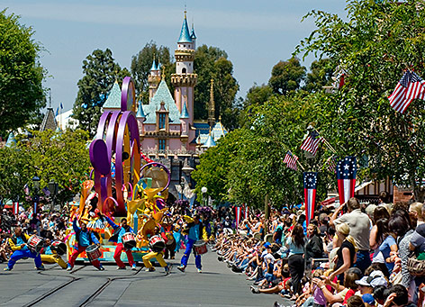 © Corbis/ZUMA Press/Joshua Sudockbis Parade in Disneyland in Anaheim