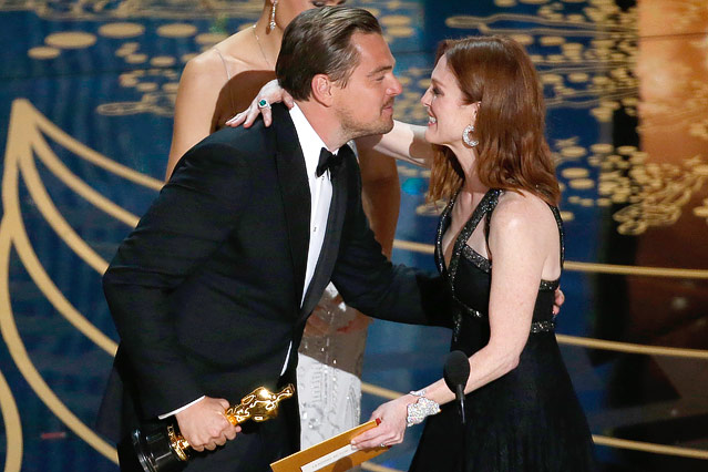 Leonardo diCaprio und Julianne Moore