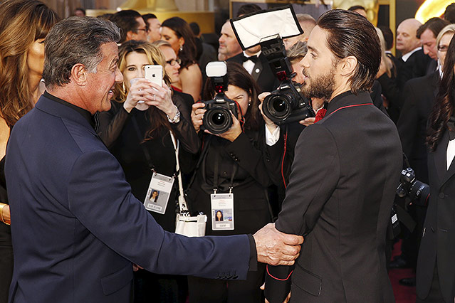 Sylvester Stallone und Jared Leto 