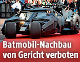 Das "Batmobil" bei einer Filmpremiere zu "Batman"