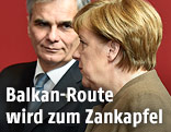 Angela Merkel und Werner Faymann