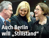 Johanna Mikl-Leitner und Thomas de Maiziere